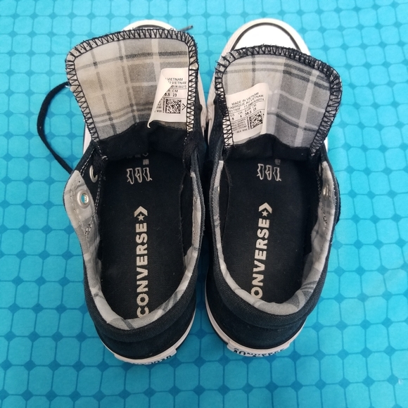 Converse All Star black canvas low top GUC size 6 - Picture 3 of 5